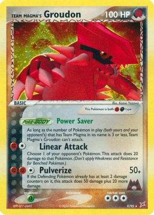 Team Magma's Groudon  - Holofoil - Holo Rare