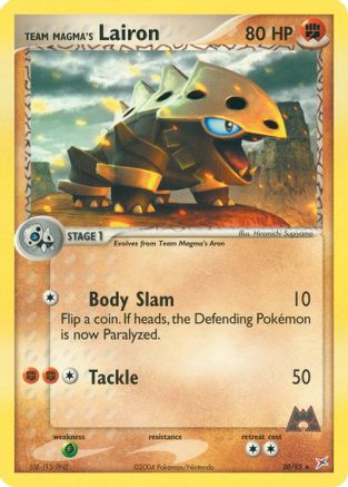 Team Magma's Lairon - 20/95/95  - Rare