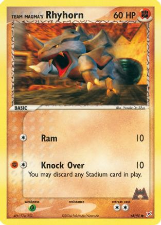Team Magma's Rhyhorn 068/95  - Common