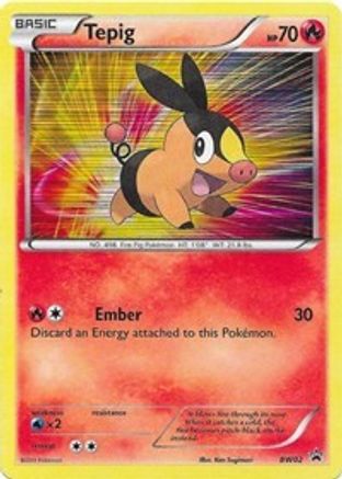 Tepig (BW02)  - Holofoil - Holo Rare