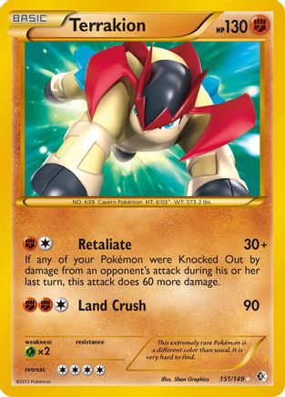 Terrakion  - Holofoil - Secret Rare