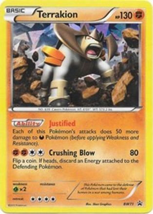 Terrakion - BW71  - Holofoil - Promo
