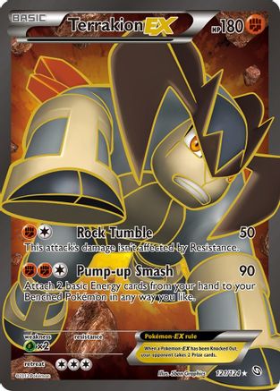 Terrakion EX (121 Full Art)  - Holofoil - Ultra Rare