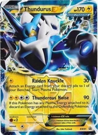 Thundurus EX (BW81) [Noir et blanc : promotions Black Star] 