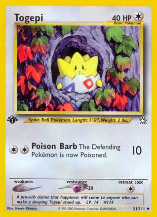 Togepi 051  - 1st Edition - Uncommon