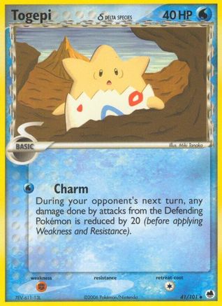 Togepi (Delta Species)  - Reverse Holofoil - Uncommon
