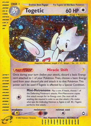 Togetic (H27)  - Holofoil - Holo Rare