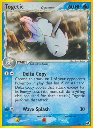 Togetic (Delta Species)/101  - Reverse Holofoil - Holo Rare