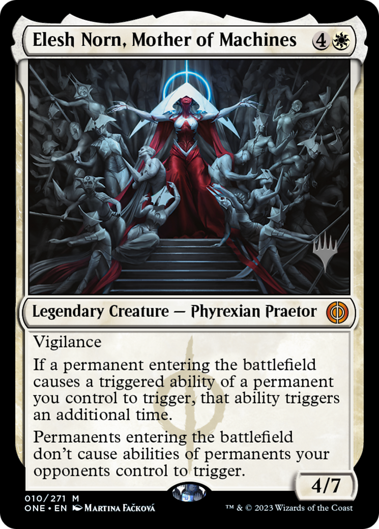 Elesh Norn, Mère des Machines (Pack Promo) [Phyrexia : All Will Be One Promos] 