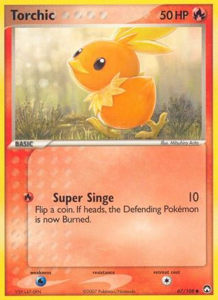 Torchic (67/108) (Estampillé) [EX : Gardiens du pouvoir] 