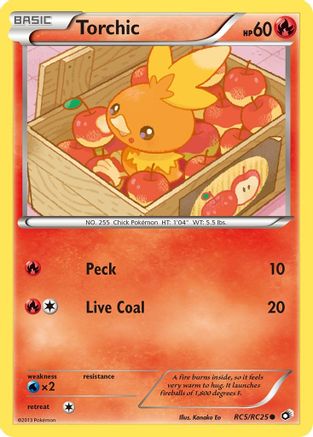 Torchic RC5  - Holofoil - Common