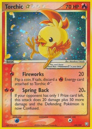 Torchic Star  - Holofoil - Ultra Rare