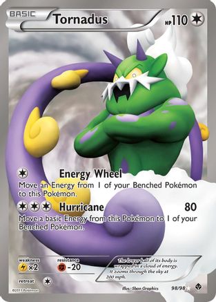 Tornadus (98 Full Art) (98 Full Art) 098  - Holofoil - Ultra Rare