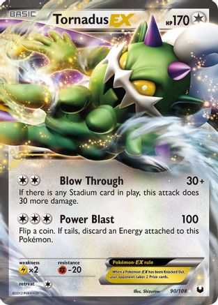 Tornadus EX  - Holofoil - Ultra Rare