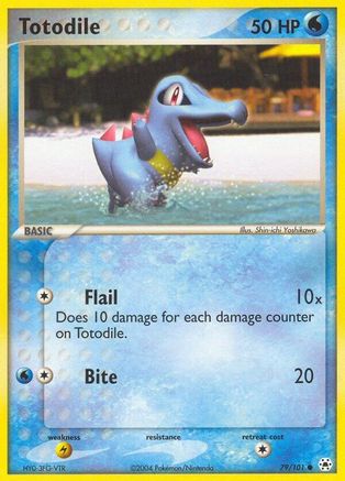 Totodile (79/101) [EX : Légendes cachées] 