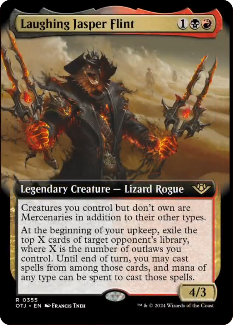 Laughing Jasper Flint (OTJ-355) - Outlaws of Thunder Junction: (Extended Art)