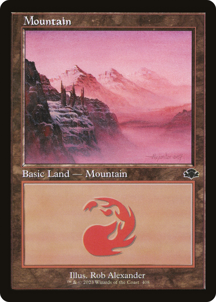 Montagne (408) (Rétro) [Dominaria Remastered] 