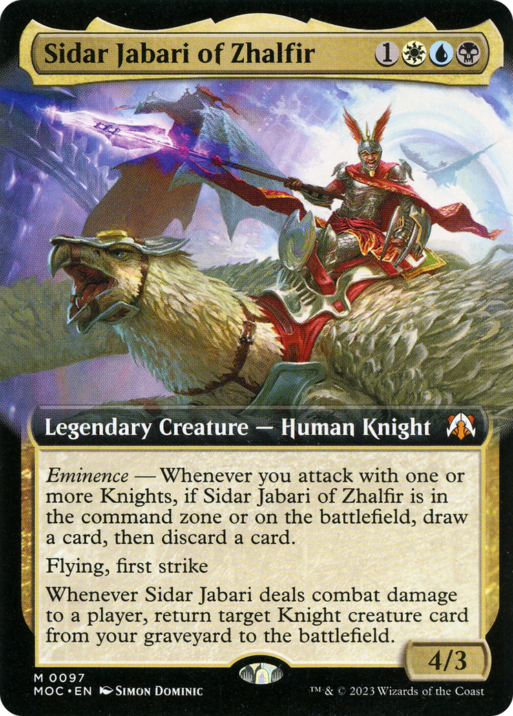 Sidar Jabari de Zhalfir (Art étendu) [Marche du commandant de la machine] 