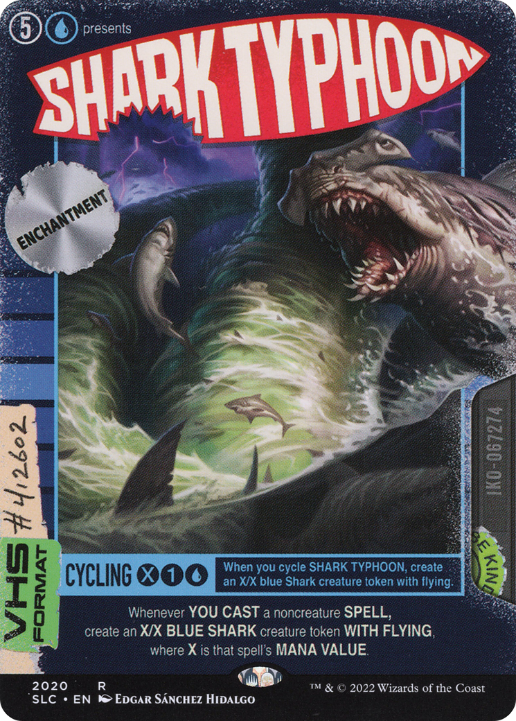 Shark Typhoon (Art alternatif sans frontières) [Kit de compte à rebours du 30e anniversaire de Secret Lair] 