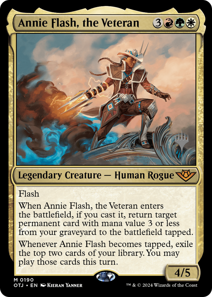 Annie Flash, la vétéran (Pack promotionnel) [Promotions des hors-la-loi de Thunder Junction] 