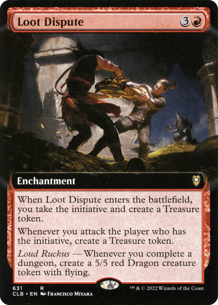 Conflit de butin (illustration étendue) [Commander Legends : Battle for Baldur's Gate] 