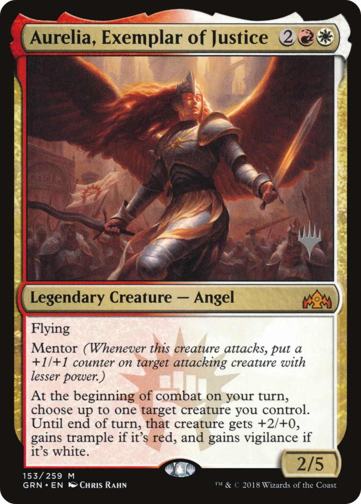 Aurelia, exemple de justice (Pack promotionnel) [Guildes de Ravnica Promos] 