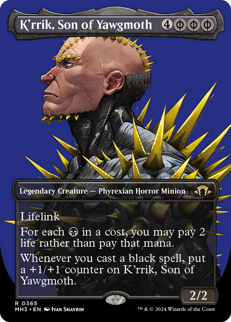 K'rrik, fils de Yawgmoth (sans frontières) [Modern Horizons 3] 