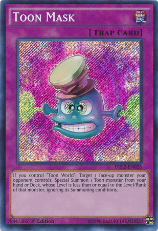 Masque Toon [DRL2-EN028] Secret Rare 