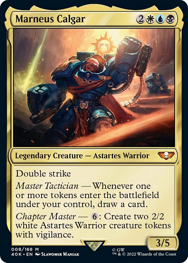 Marneus Calgar (40K-008) - Warhammer 40,000 Commander Foil