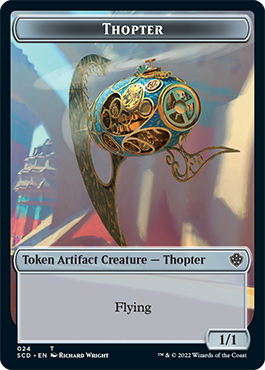 Éléphant // Jeton double face Mécanoptère [Starter Commander Decks] 