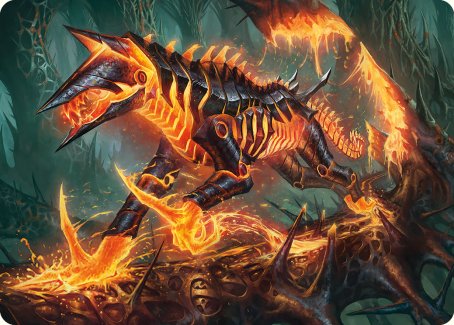 Carte d'art Kuldotha Cackler [Phyrexia : All Will Be One Art Series] 