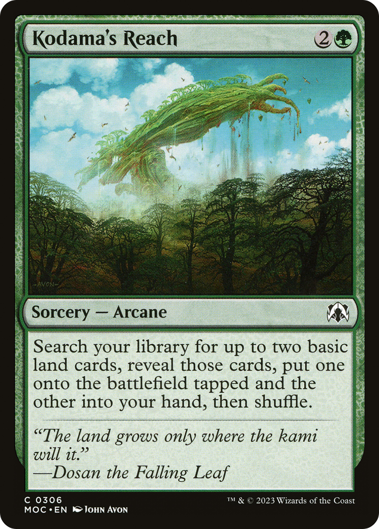 Kodama's Reach [Marche du commandant de la machine] 