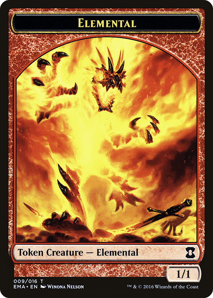 Elemental Token (009) (EMA-009) - Eternal Masters Tokens