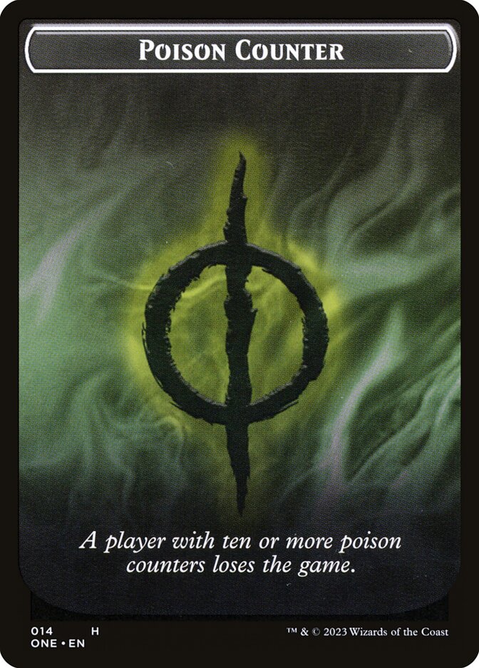Gobelin Phyrexian // Jeton double face anti-poison [Phyrexia : tous seront un seul jeton] 