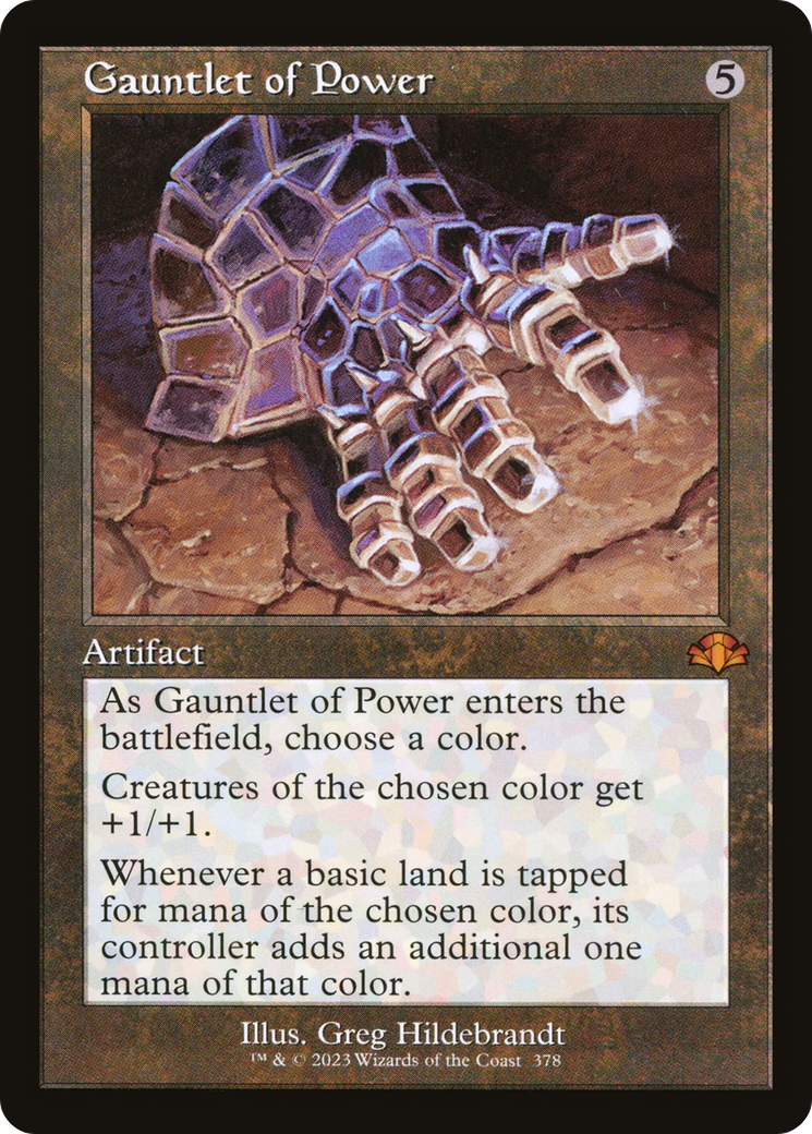 Gant de pouvoir (rétro) [Dominaria Remastered] 
