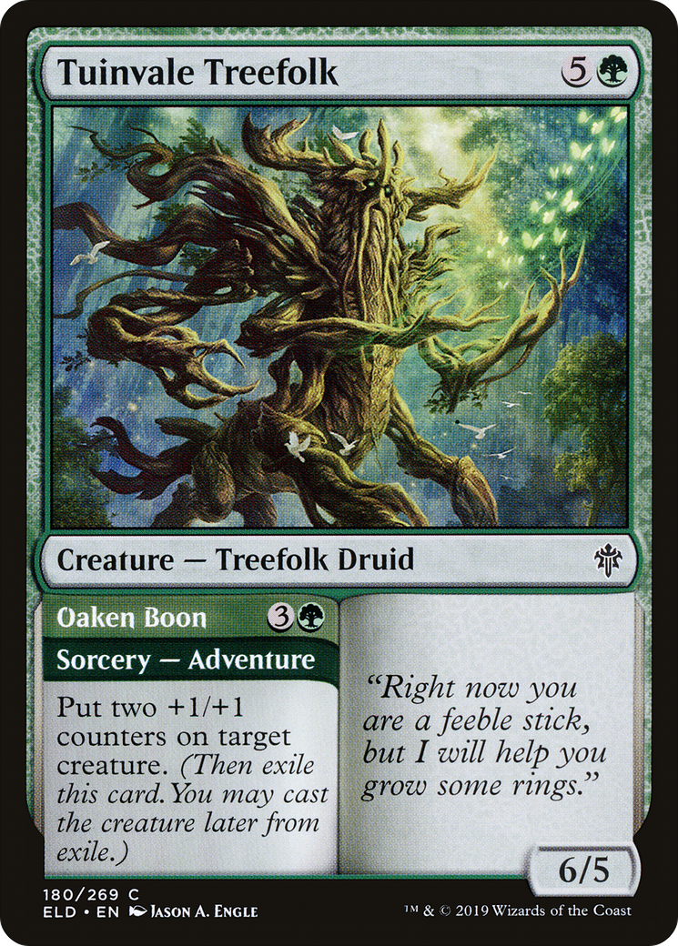Arbres de Tuinvale // Oaken Boon [Trône d'Eldraine] 