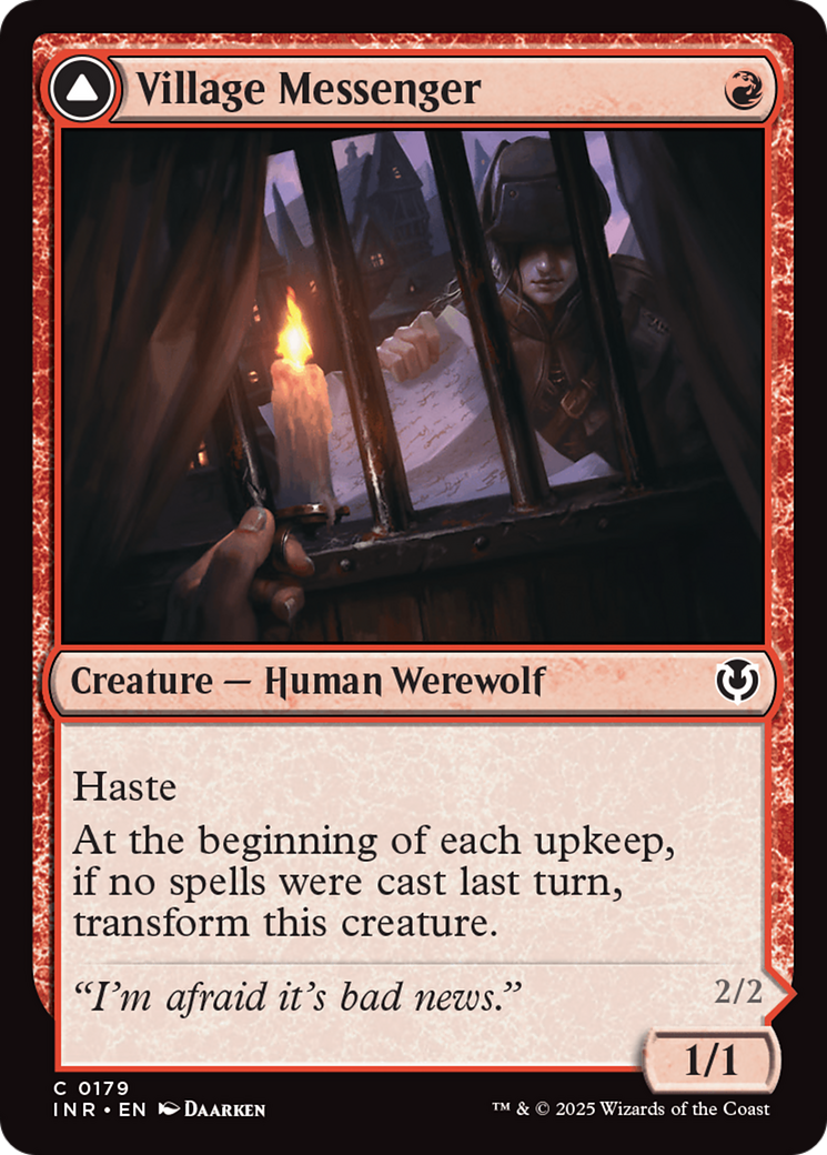 Village Messenger // Moonrise Intruder (INR-179) - Innistrad Remastered