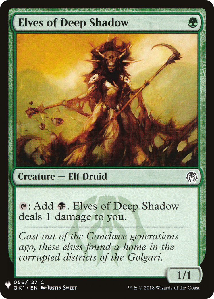 Elves of Deep Shadow (LIST-GK1-56) - The List