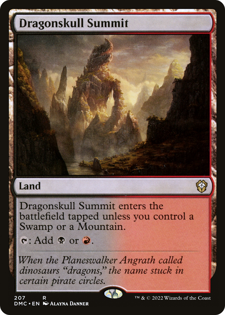 Sommet du Crâne de Dragon [Commandant Uni de Dominaria] 