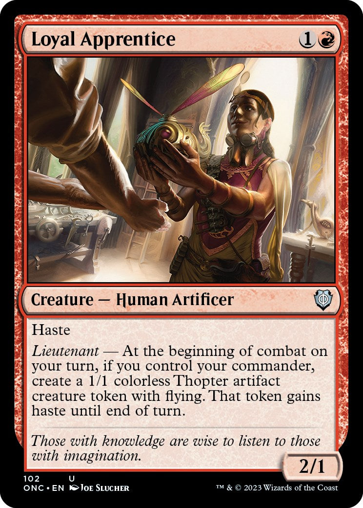 Loyal Apprentice (ONC-102) - Phyrexia: All Will Be One Commander