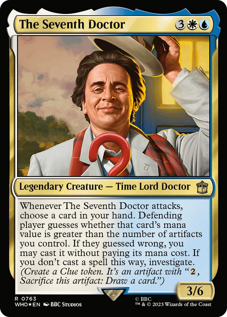 The Seventh Doctor (WHO-763) - Doctor Who Foil