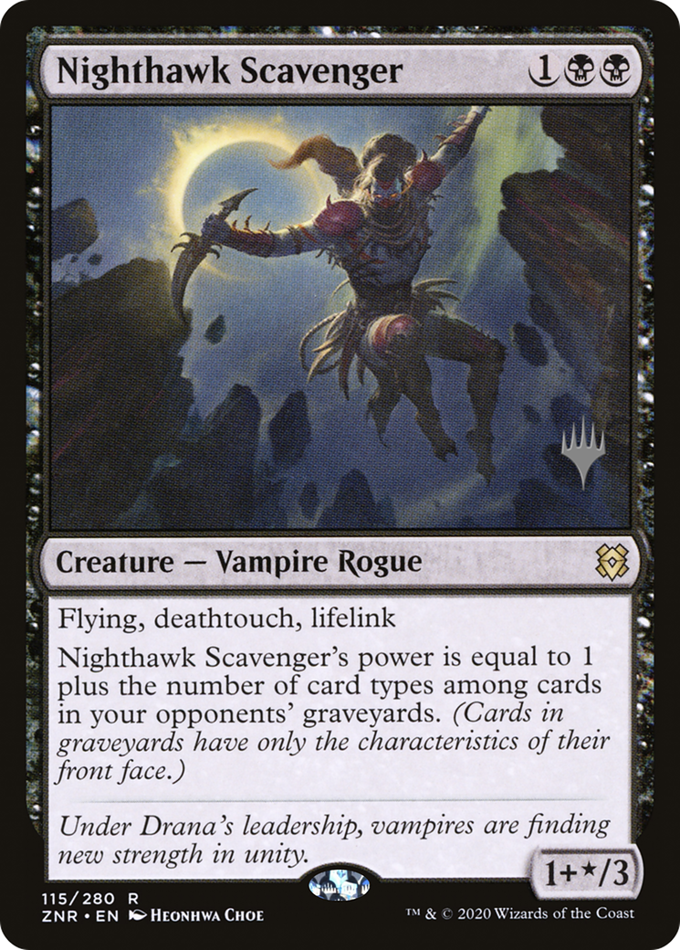 Nighthawk Scavenger (Pack promotionnel) [Promos Zendikar Rising] 