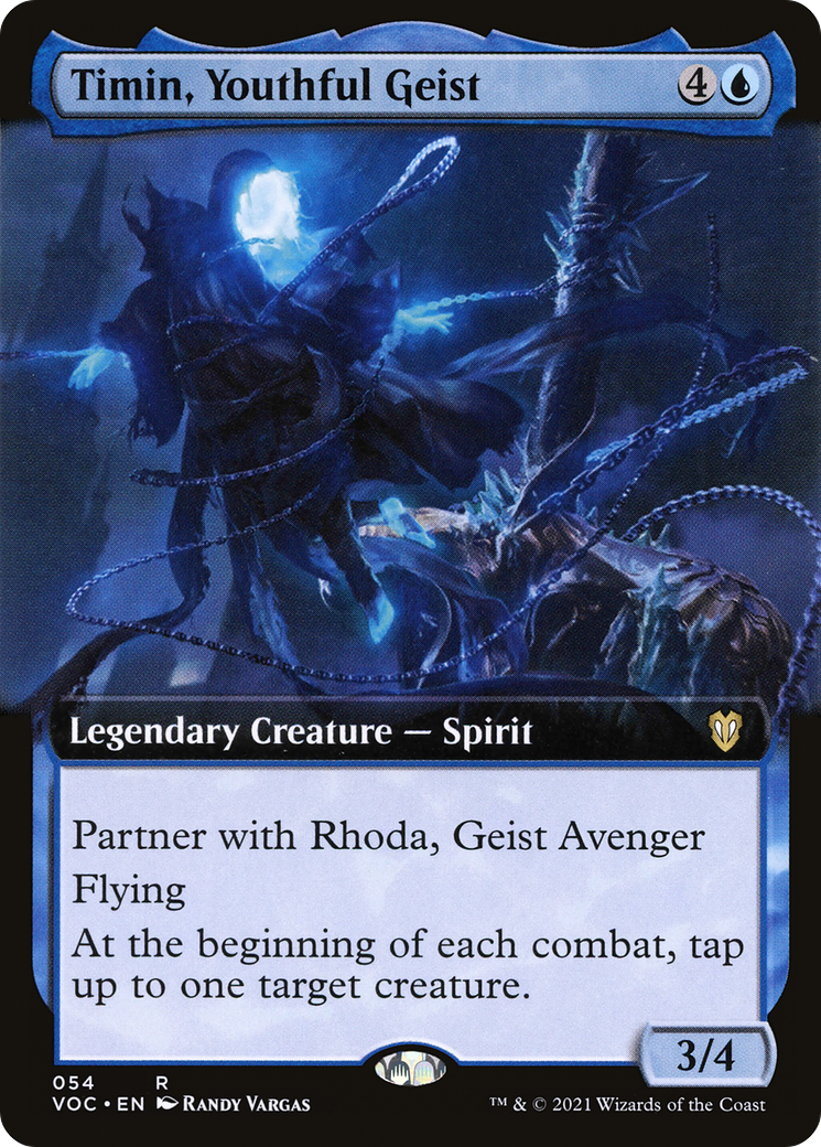 Timin, Youthful Geist (Extended Art) [Innistrad: Crimson Vow Commander] 