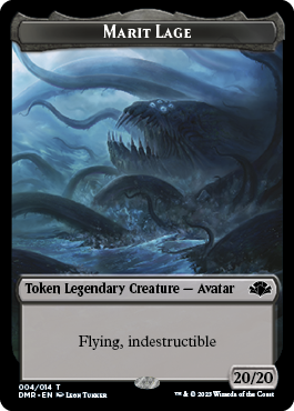 Zombie // Jeton double face Marit Lage [Jetons remasterisés Dominaria] 