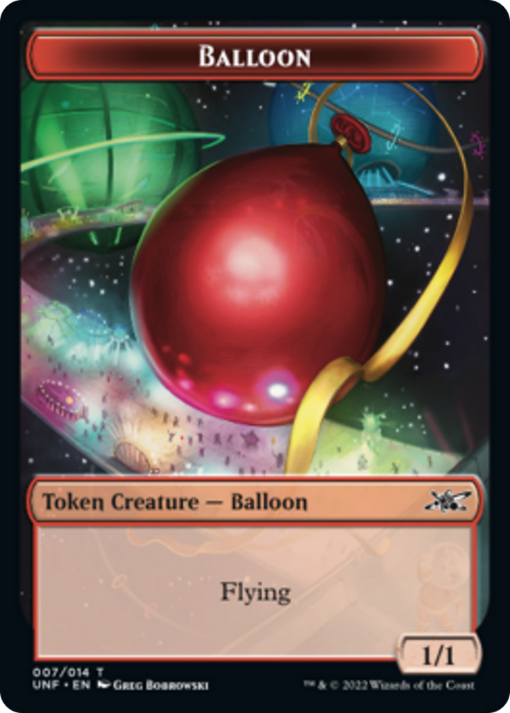 Robot Clown (003) // Jeton Ballon Double Face [Jetons Unfinity] 