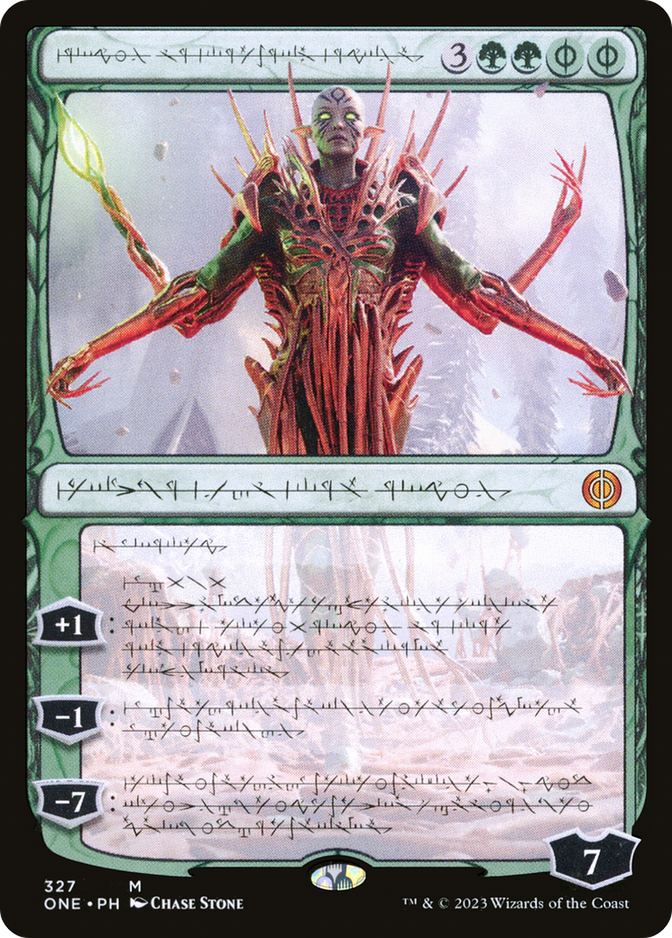 Nissa, Animiste Ascensionnée (Phyrexian) [Phyrexia : Tous seront Un] 
