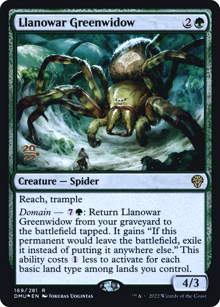 Llanowar Greenwidow [Promotions avant-première de Dominaria United] 