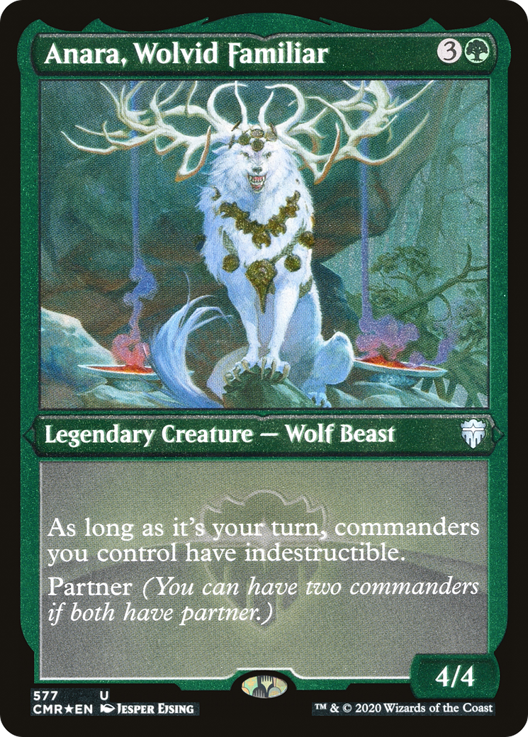 Anara, Wolvid Familier (Gravé) [Commander Legends] 