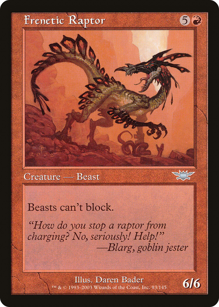 Frenetic Raptor (LGN-093) - Legions