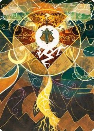 Carte d'art Lightning Bolt [Strixhaven : Série d'art de l'École des Mages] 